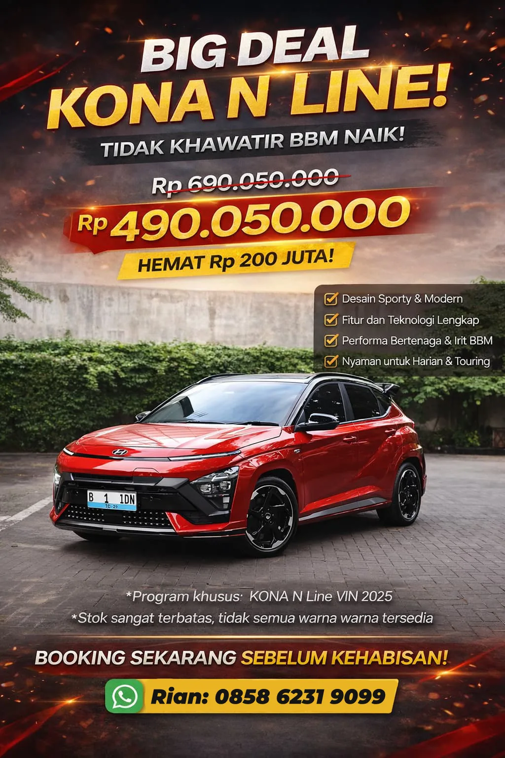 Promo Hyundai Kona Bandung New