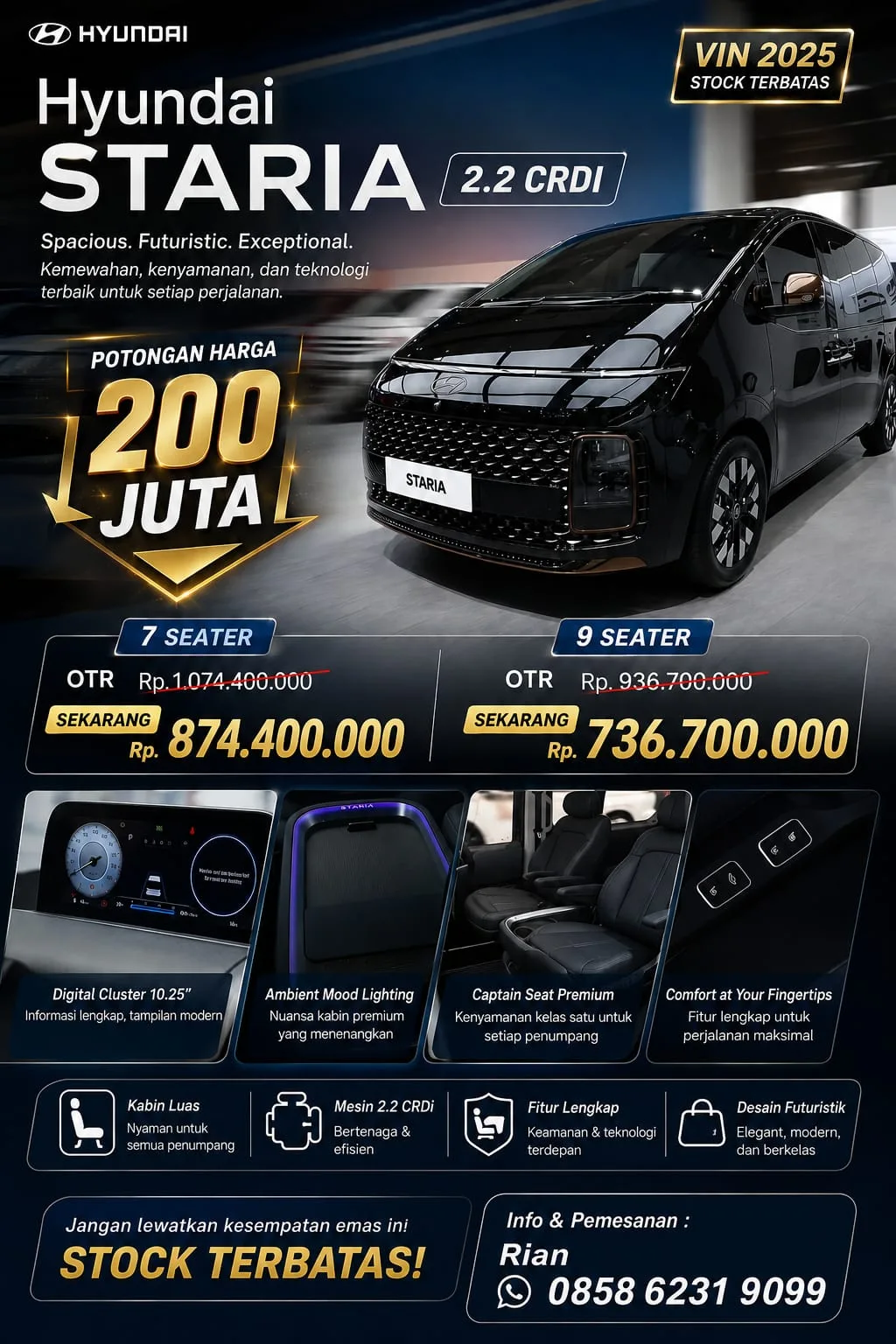 Promo Hyundai Staria Bandung