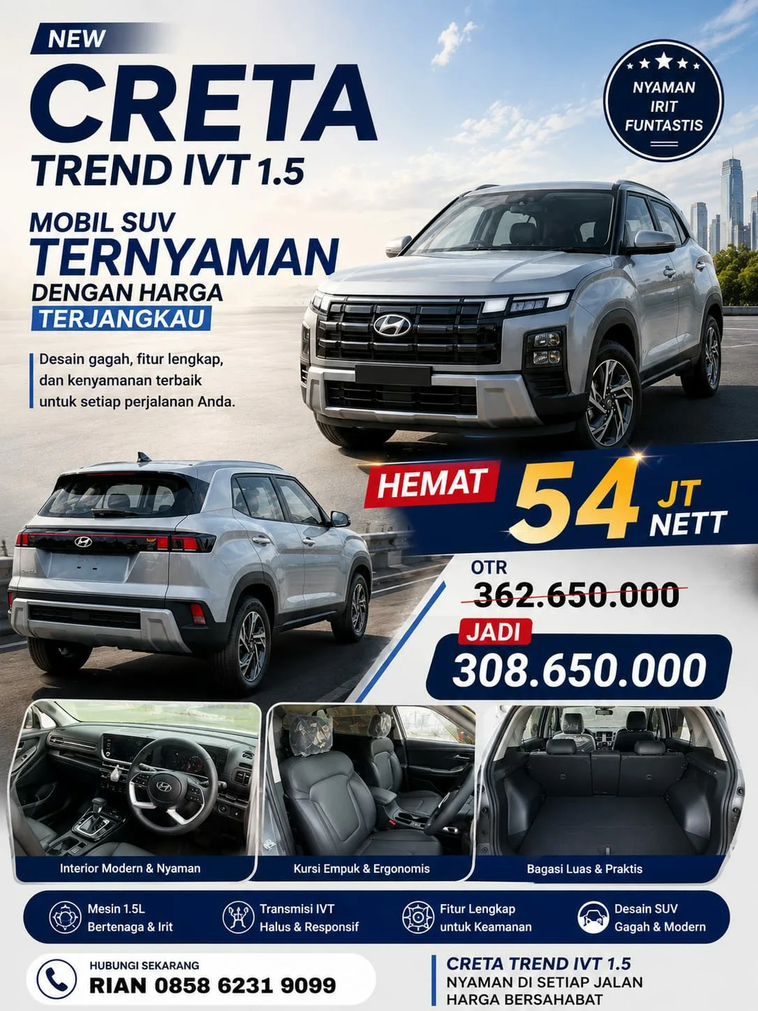 promo hyundai creta september bandung 2026