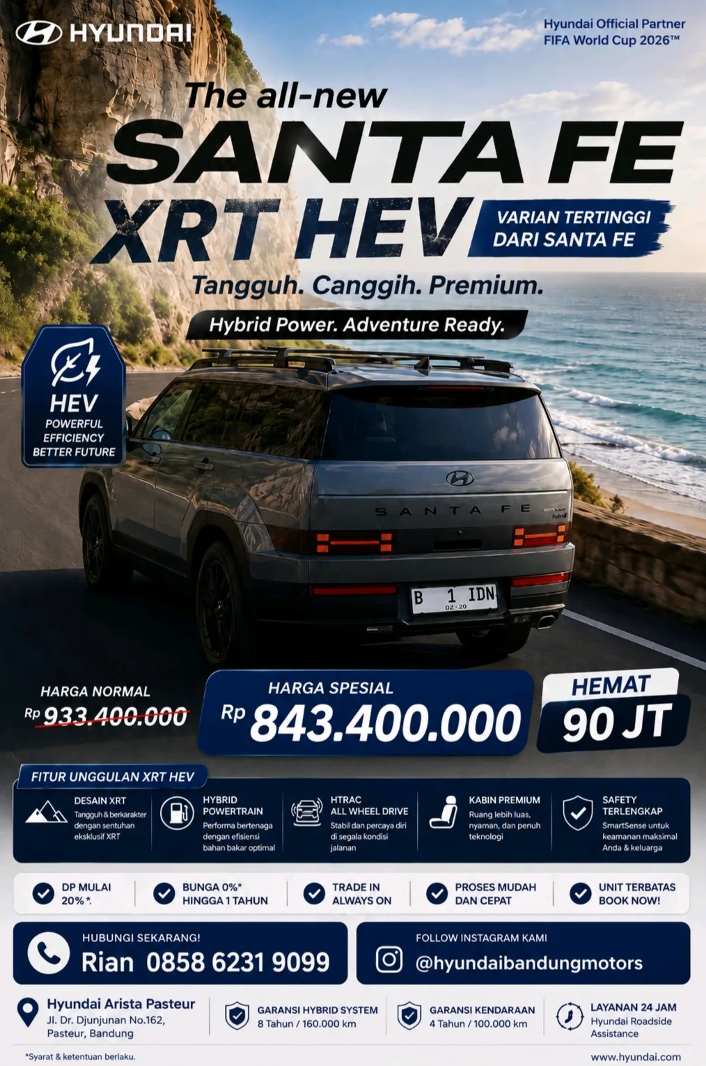 promo hyundai santa fe September Bandung 2026